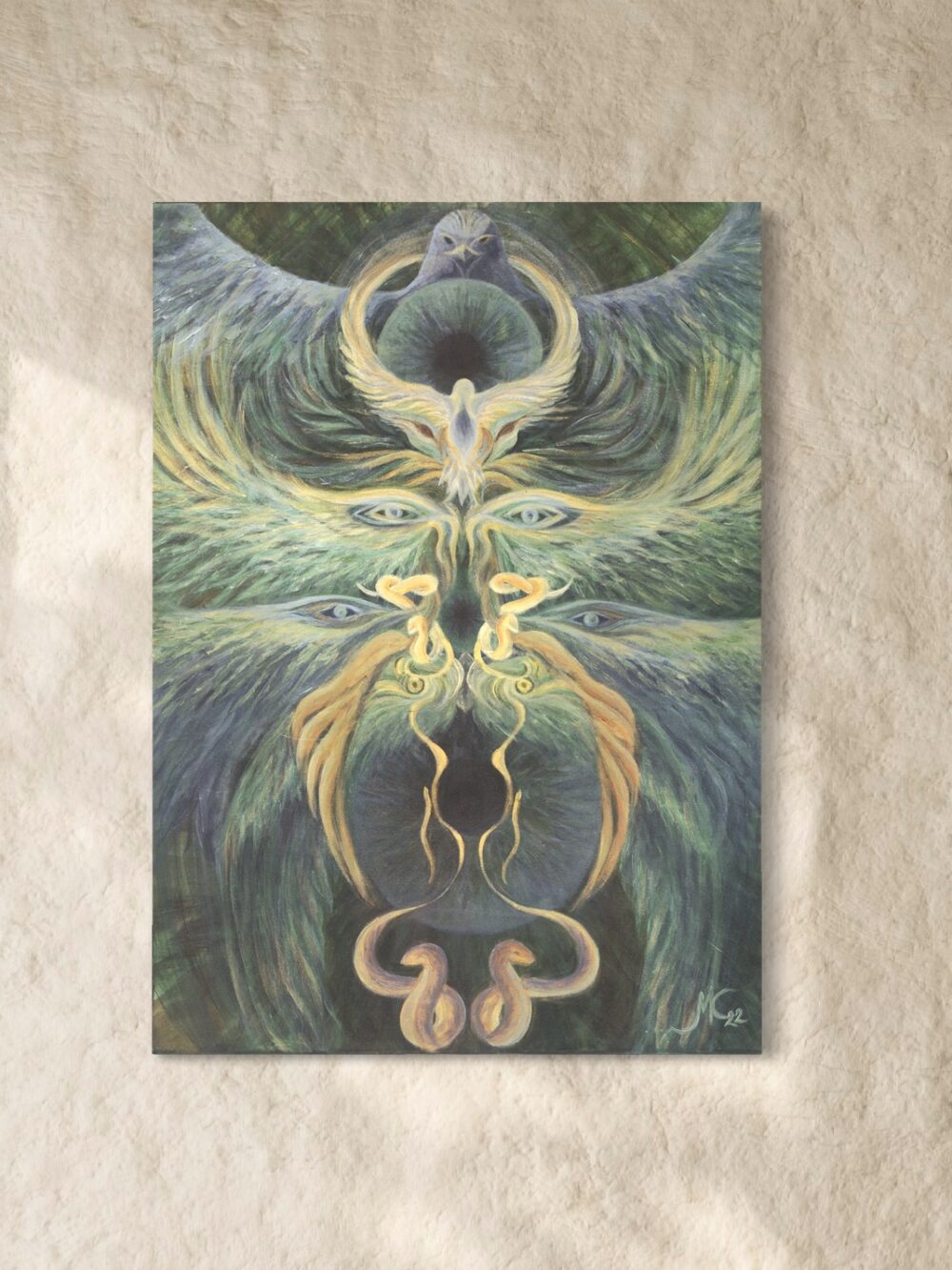 "All Seeing Eye " kunstitrükis