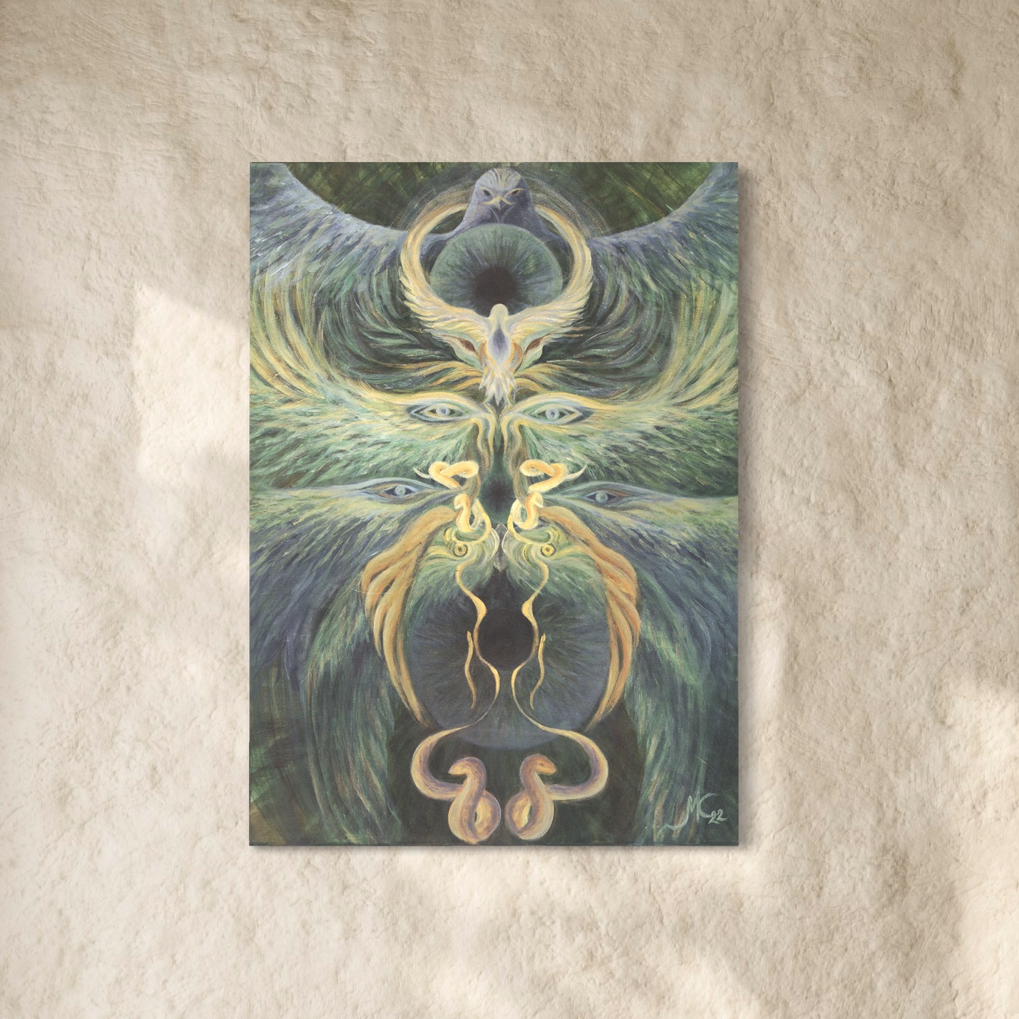 "All Seeing Eye " kunstitrükis
